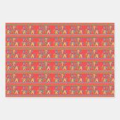 Feuille De Papier Cadeau Joyeux anniversaire (Devant 3)