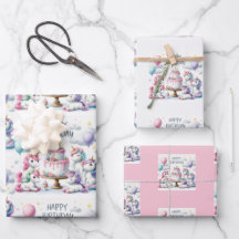 Joyeux Anniversaire Thème Licorne