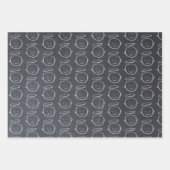 Feuille De Papier Cadeau Joyeux bébé Jésus - tableau de Noël (Devant 2)