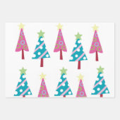 Feuille De Papier Cadeau Joyeux elfe d'arbre de Noël (Devant)