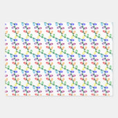 Feuille De Papier Cadeau Joyeux et Lumineux (Devant 2)