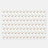 Feuille De Papier Cadeau Joyeux Fantômes De Boo-thday (Devant 2)