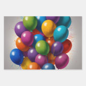 Feuille De Papier Cadeau Joyeux Invitation d'anniversaire (Devant 2)