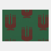 Feuille De Papier Cadeau Joyeux Kwanzaa (Devant 3)