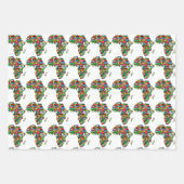 Feuille De Papier Cadeau Joyeux Kwanzaa  (Devant)