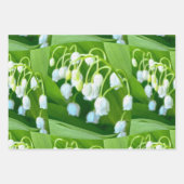 Feuille De Papier Cadeau Joyeux Lily du motif de la vallée (Devant 3)
