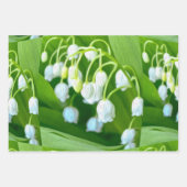 Feuille De Papier Cadeau Joyeux Lily du motif de la vallée (Devant 2)