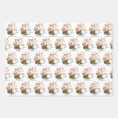 Feuille De Papier Cadeau Joyeux Mice Joyeux Nom de Noël (Devant)