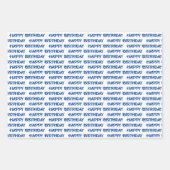 Feuille De Papier Cadeau Joyeux Motif graphique d'anniversaire (Devant 3)