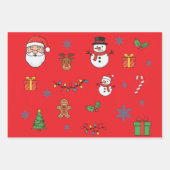 Feuille De Papier Cadeau Joyeux Noël (Devant 2)