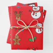 Feuille De Papier Cadeau Joyeux Noël (En situation)