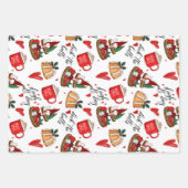 Feuille De Papier Cadeau Joyeux Noël (Devant 3)