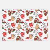 Feuille De Papier Cadeau Joyeux Noël (Devant)