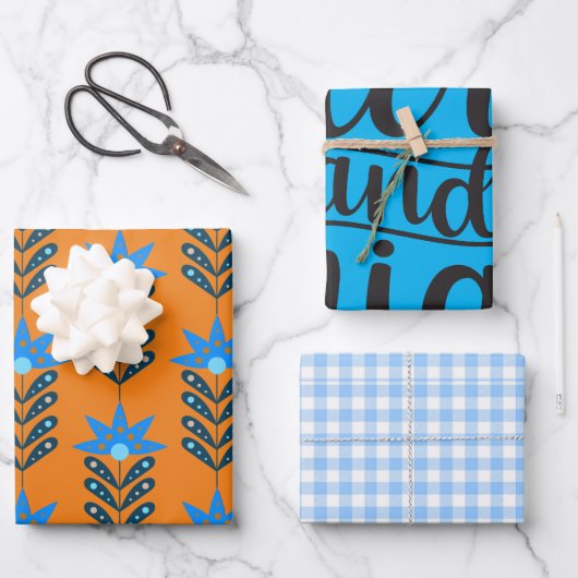 Feuille De Papier Cadeau Joyeux Noël (Recto)