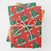 Feuille De Papier Cadeau Joyeux Noël (En situation)