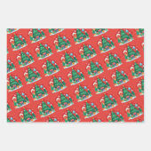 Feuille De Papier Cadeau Joyeux Noël (Devant)