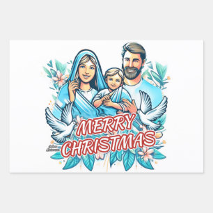 Feuille De Papier Cadeau Joyeux Noël