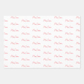 Feuille De Papier Cadeau Joyeux Noël (Devant 2)