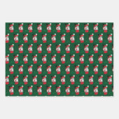 Feuille De Papier Cadeau Joyeux Noël Black African American Woman Cadeaux (Devant 3)