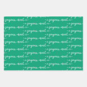 Feuille De Papier Cadeau Joyeux Noel Design Français (Devant 3)