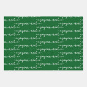 Feuille De Papier Cadeau Joyeux Noel Design Français (Devant)