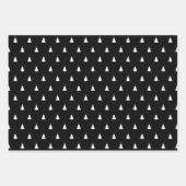 Feuille De Papier Cadeau Joyeux Noël en or vert Feux de neige Noël (Devant 3)