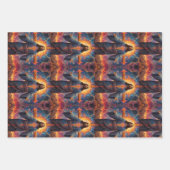 Feuille De Papier Cadeau Joyeux Noël Festif (Devant)