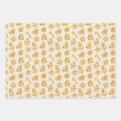 Feuille De Papier Cadeau Joyeux Noël Gingerbread Cookies (Devant)