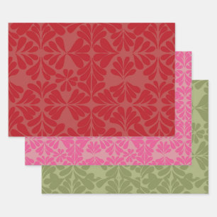 Feuille De Papier Cadeau Joyeux Noël Groovy Moderne Whoville