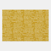 Feuille De Papier Cadeau Joyeux Noël international (Devant 2)