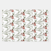 Feuille De Papier Cadeau Joyeux Noël Joyeux Joyeux Joyeux Joyeux Joyeux Fêt (Devant 2)