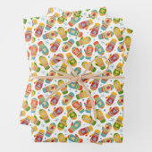 Feuille De Papier Cadeau Joyeux Noël Joyeux Noël Chaud Hiver Mittens (En situation)