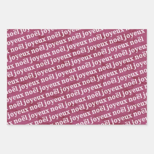 Feuille De Papier Cadeau Joyeux Noël Noël (Devant)