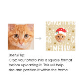 Feuille De Papier Cadeau Joyeux Noël Père Noël Photo Mignonne Face Set 3