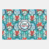 Feuille De Papier Cadeau "Joyeux Noël !" Slogan modifiable (Devant 2)