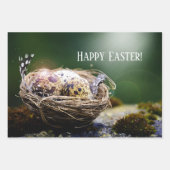 Feuille De Papier Cadeau Joyeux oeufs de Pâques (Devant 3)