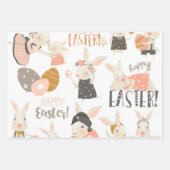 Feuille De Papier Cadeau Joyeux Pâques (Devant 2)