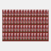 Feuille De Papier Cadeau Joyeux Pâques amusant Joe Biden Elf Noël (Devant 3)