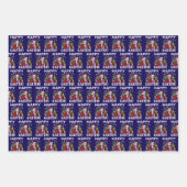 Feuille De Papier Cadeau Joyeux Pâques Joe Biden (Devant 3)