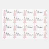 Feuille De Papier Cadeau Joyeux pins de Noël (Devant 2)