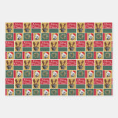 Feuille De Papier Cadeau Joyeux Pitmas - (Devant 2)