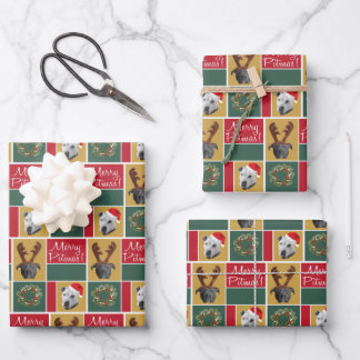 Feuille De Papier Cadeau Joyeux Pitmas -