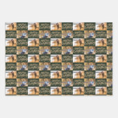 Feuille De Papier Cadeau Joyeux tout Script 6 Photo Noël (Devant 3)