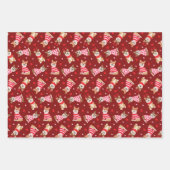 Feuille De Papier Cadeau Joyeux Valentines Day Pembroke Welsh Corgi Chiens (Devant 2)