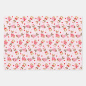 Feuille De Papier Cadeau Joyeux Valentines Day Pembroke Welsh Corgi Chiens (Devant)