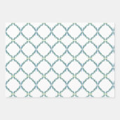 Feuille De Papier Cadeau Juniper Trellis Winter Greens Enveloppement Cadeau (Devant 2)