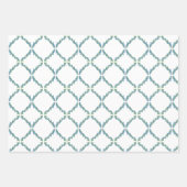 Feuille De Papier Cadeau Juniper Trellis Winter Greens Enveloppement Cadeau (Devant)
