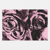 Feuille De Papier Cadeau Juste quelques Roses (Devant 3)