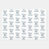 Feuille De Papier Cadeau Juste un garçon qui aime Sharks Shark Lover (Devant)