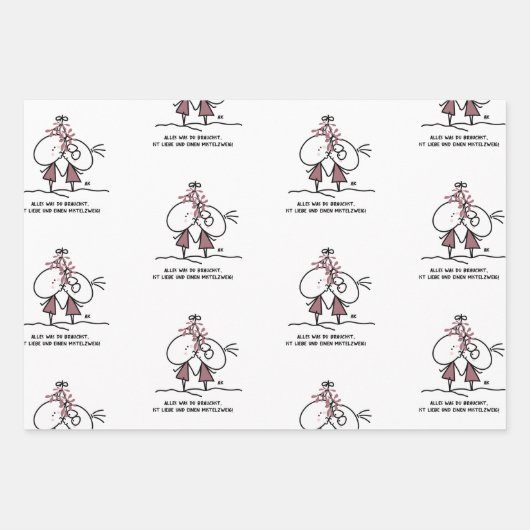 Feuille De Papier Cadeau K&K Xmas  (Devant)